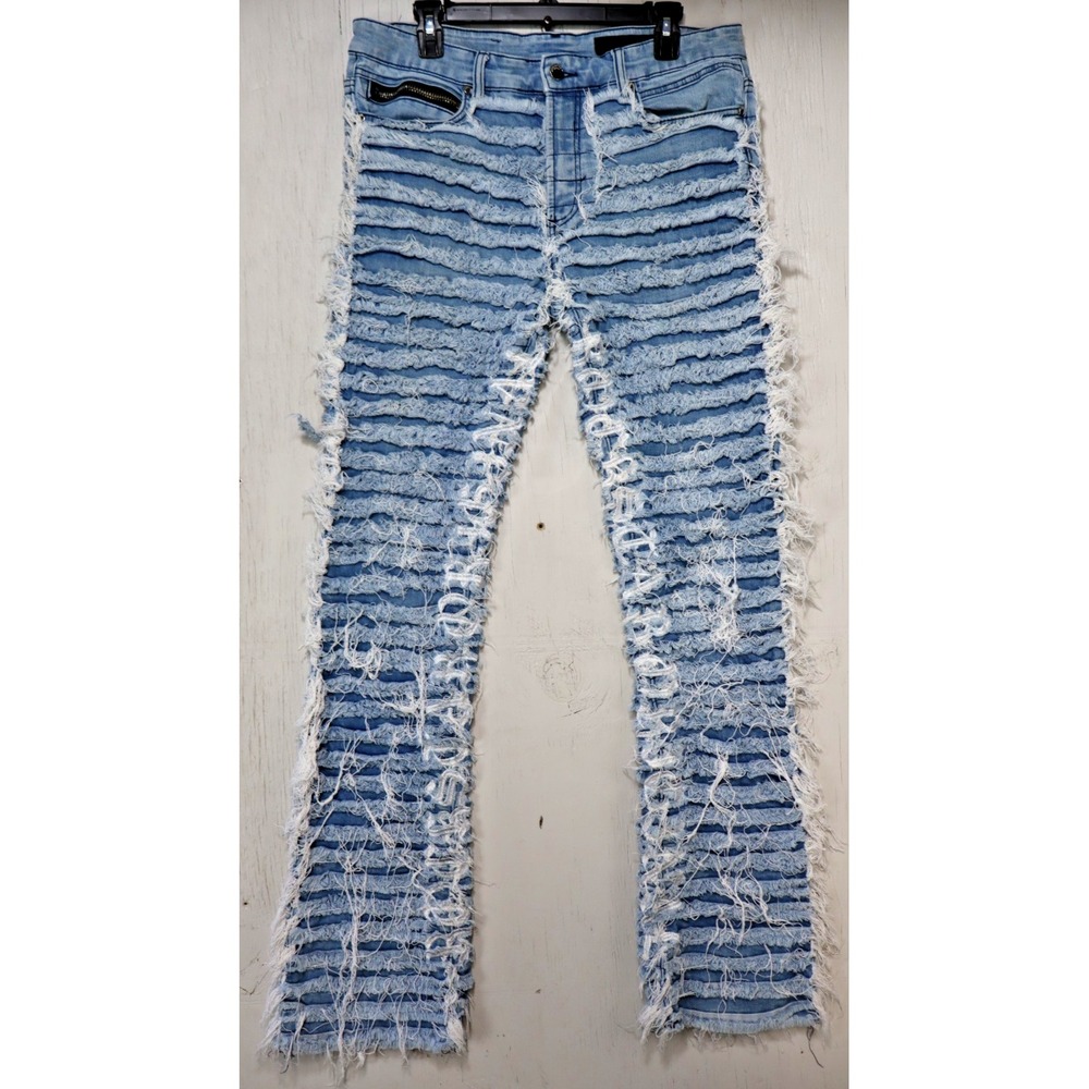 Rockstar Original RSM 205 Giovanni Jeans Men's 34x34 Flare Denim